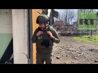 🇷🇺🇺🇦Военкор Марат Газдиев показал итоги обороны для украрнцев в Бахмуте. А опорник устроен, как обычно, в детском саду