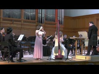 Haydn. Concerto for flute and harp, hob XVIII, no 6 Elen Virabyan,flute Ekaterina Dvoretskaya, harp