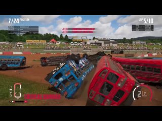 NEW FIGURE 8 BUS RACE  HUGE UPDATE! - Next Car Game Wreckfest Release Gameplay - Wrecks  Races