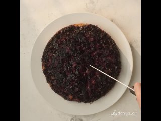 Пирог перевертыш со смородиной видео рецепт | простые рецепты от Дании