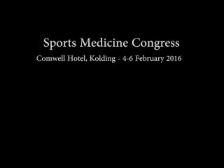 Can we improve hamstring injury prevention programs - Sports Medicine Congress