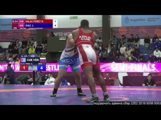 FS Pan-Am2023 125kg 1_2 Reineris SALAS PEREZ (CUB) vs. Jose Daniel DIAZ ROBERTTI (VEN)