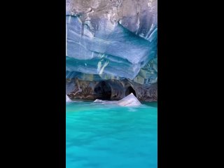 Мраморные пещеры на границе Чили и Аргентины