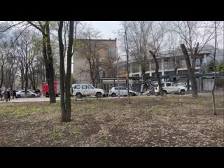 Центр Донецка, Ворошиловский район. Опять прилеты, опять жертвы среди мирных