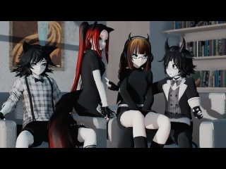 [Anastasia Borisova] Вопрос-Ответ #5 [Demolves MMD]  ►  Борис и Бенди [+Девочки] [ENG SUB]