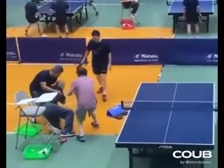 Настольный теннис жесток