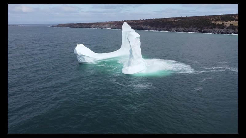 Житель города Дилдо нашёл айсберг в