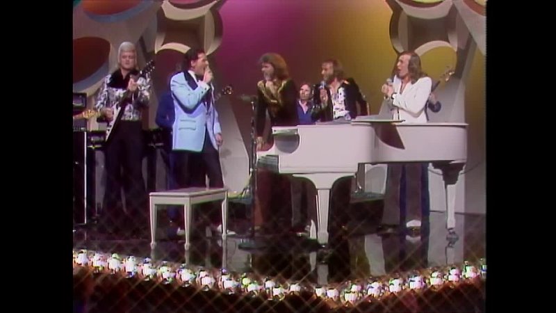 Bee Gees  & Jerry Lee Lewis - " Money  " .  April 6, 1973.