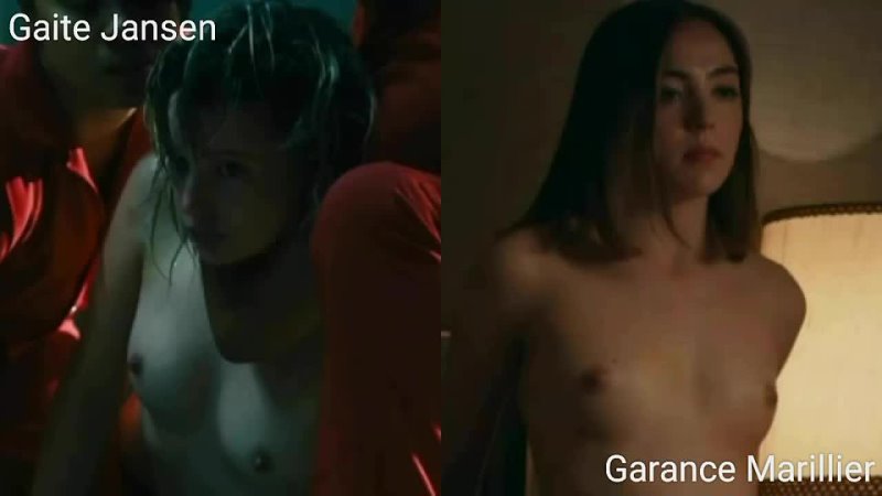 Nude actresses ( Gaite Jansen, Garance Marillier) in sex scenes, Голые актрисы (Гайте