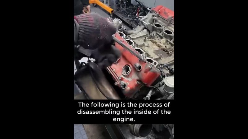 Капремонт мотора Ferrari F430 SC