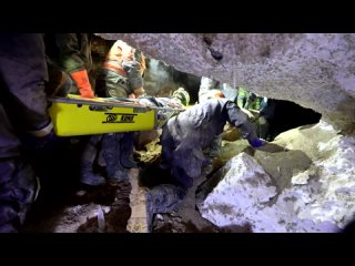 На Пинежье прошли учения по спасению пострадавших в кулогорских пещерах