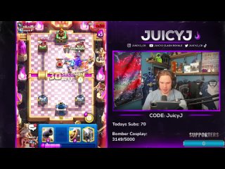 [JuicyJ Clash Royale] ABSOLUTELY DEMOLISHING on *OLD* Top Ladder! Push to Ultimate Champion 🏆