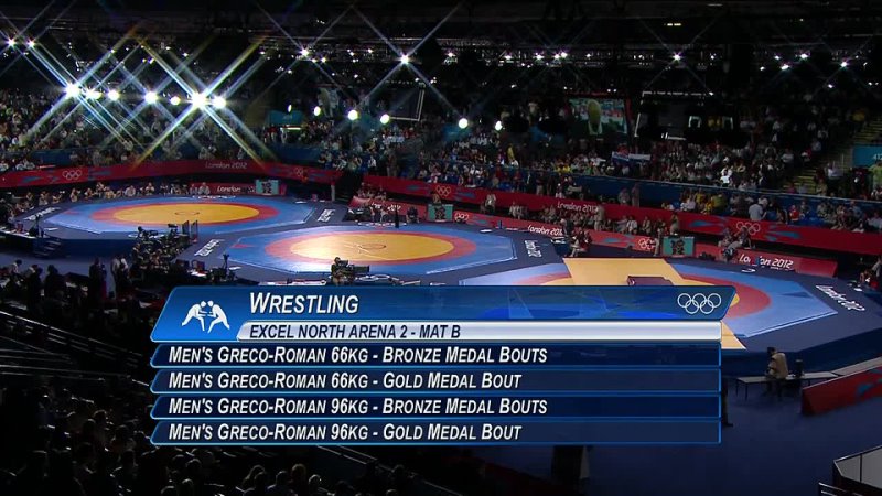 Wrestling Greco Roman Men s 66kg 96kg Repechages Finals London 2012