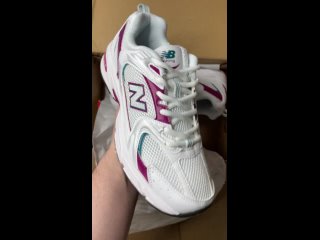 New Balance 530 (бордово-белые)