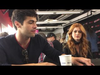 MarissaMessi - Shadowhunters: Matthew Daddario and Katherine McNamara | NYCC Interview 2017