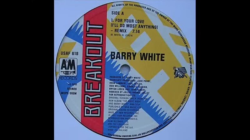 Barry White For Your Love ( Ill Do Most Anything)