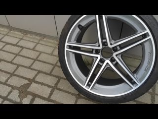 R19 Mercedes AMG в оригинальном графите с алмазной проточкой