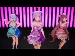 Keqing x Ganyu x Hu Tao • Ке Цин x Гань Юй x Ху Тао •【Genshin Impact】MMD R18 (000mmd)