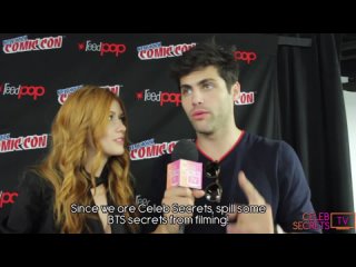 Celeb Secrets - Kat McNamara & Matthew Daddario Tease SHADOWHUNTERS SEASON 3 at New York Comic Con