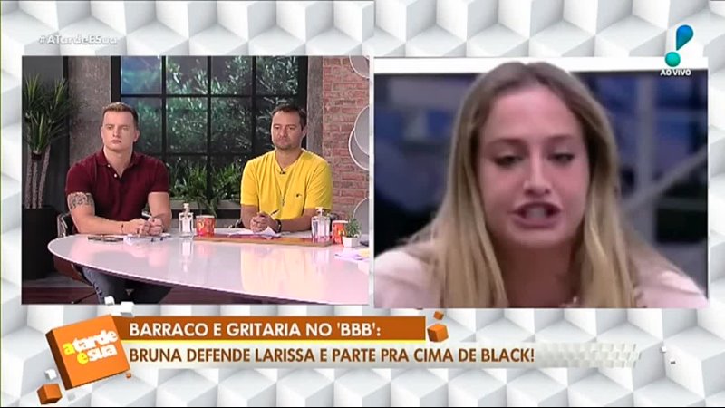 RedeTV - BBB23: Sonia Abrão defende Bruna em discussão com Black, mas aponta: “Pegou pesado no tom”