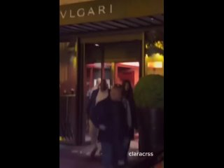 Рианна и A$AP Rocky прибывают в Cesar Restaurant (Париж, )