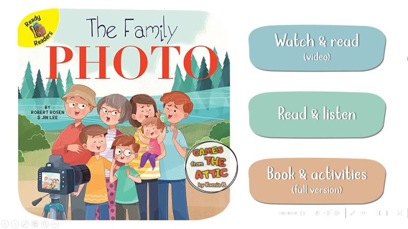 The Family Photo (book) by English Games from the