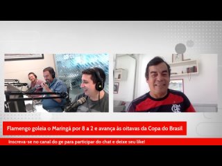 ge - GE FLAMENGO ANALISA GOLEADA SOBRE O MARINGÁ NA COPA DO BRASIL | #live | ge.globo