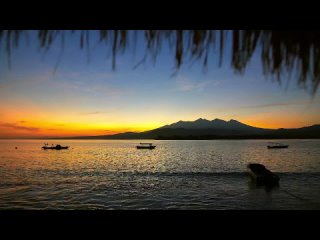 Рассвет на острове Гили Эир. Индoнезия