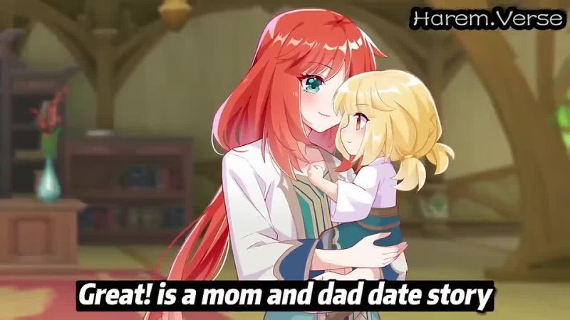 Nilou is telling daughter Daddy and Mommy Date  Anime)