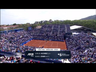 Теннис Барселона | ATP 500 | Carlos Alcaraz - Daniel Evans Полуфинал 22.04.2023