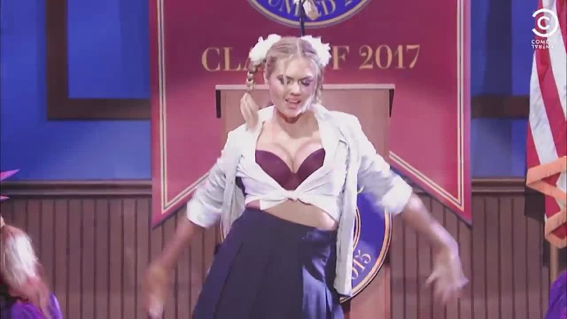 Kate Upton Performs Britney Spears Baby One More Time Lip Sync
