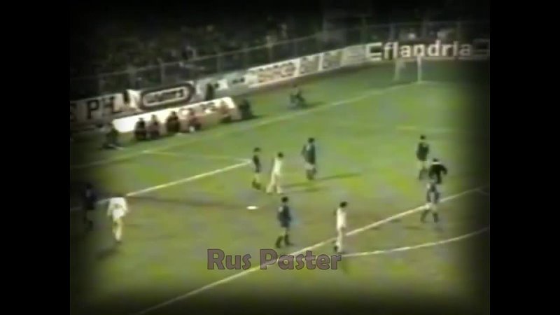 ECCC 1977 78. Semi finals. Club Brugge KV Juventus 2 0. Full match