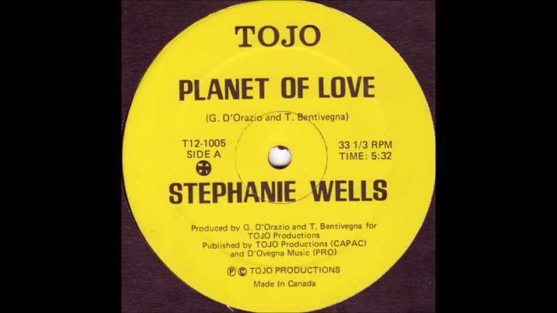 Stephanie Wells Planet Of Love ( Original Extended