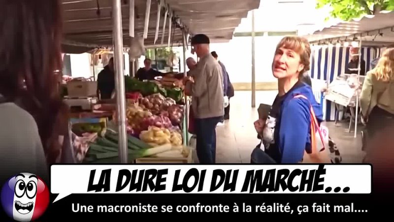 Une macroniste DÉ GUSTE SÉ VÈ RE sur un