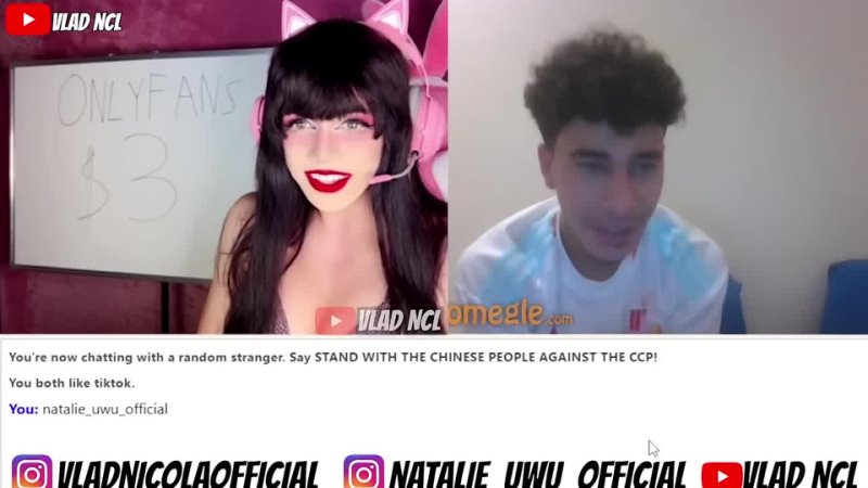 Vlad Ncl ONLYFANS GIRL Goes On Omegle (But Shes a Guy)