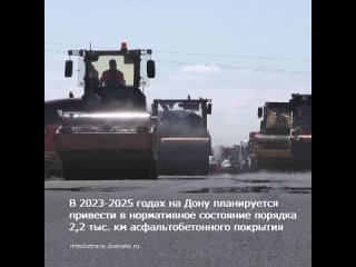 Планы дорожных работ на 2023-2025 гг