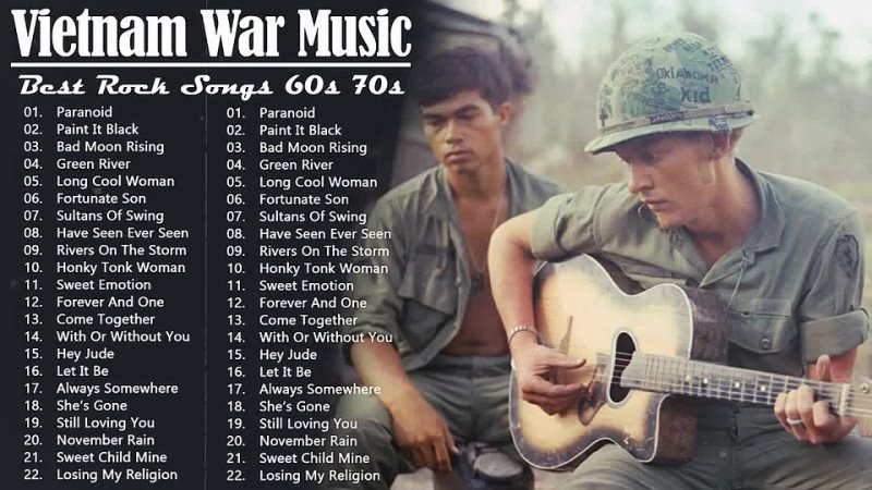 Vietnam War-Best Rock Songs Vietnam War Music Top 100 Vietnam War Songs🎻Best Classic Music