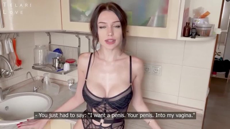 Telari Love - красотка намекает тупому парню чтобы он ее выебал | porn sex anal big boobs ass booty blowjob сиськи минет попка