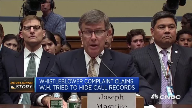 Whistleblower complaint claims White House tried to hide call records Squawk Box