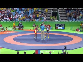 GR Олимпиада 2016 85kg 1_8  Zhan BELENIUK (UKR) vs. Ahmed Mohamed Ibrahim SAAD (EGY)