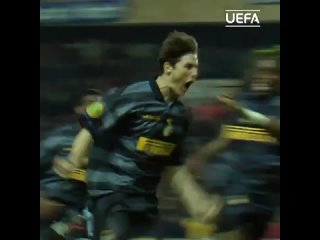 Гол Хавьера Дзанетти в ворота «Лацио» в финале Кубка УЕФА