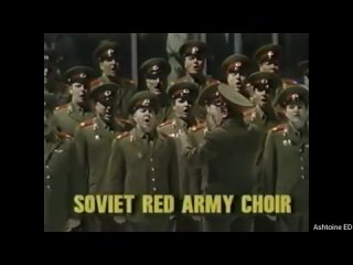 USSR anthem Sung by the red army on 1987 hockey Game (LIVE)