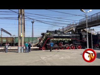 Ретропоезд в Каменске-Уральском 3 мая 2023