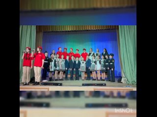 Учащиеся школы приняли участие во флешмобе хоров, посвященном Дню Победы