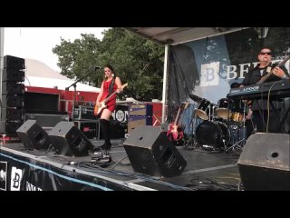 ALLY VENABLE BAND WITH ERIC STECKEL- BEDFORD- TX BLUES FEST -26 BBQ-SEPT 2- 2017