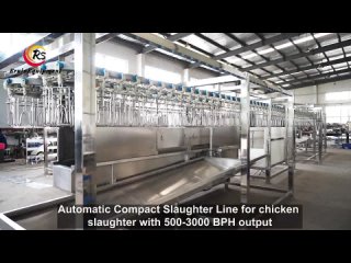 Removable Automatic Compact Slaughter Line without installation