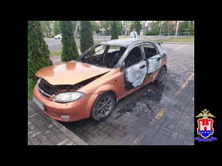 В Калининграде велосипедист сжёг подрезавшую его машину