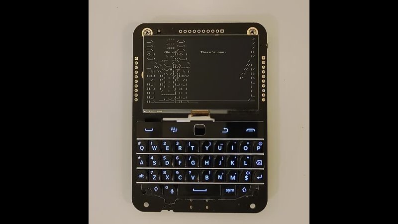 ASCII Star Wars на Beepberry