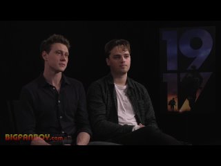 1917 interview with lead actors George MacKay and Dean-Charles Chapman