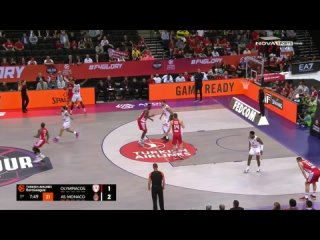 Euroleague 2022-23 Final Four Olympiakos vs Monaco